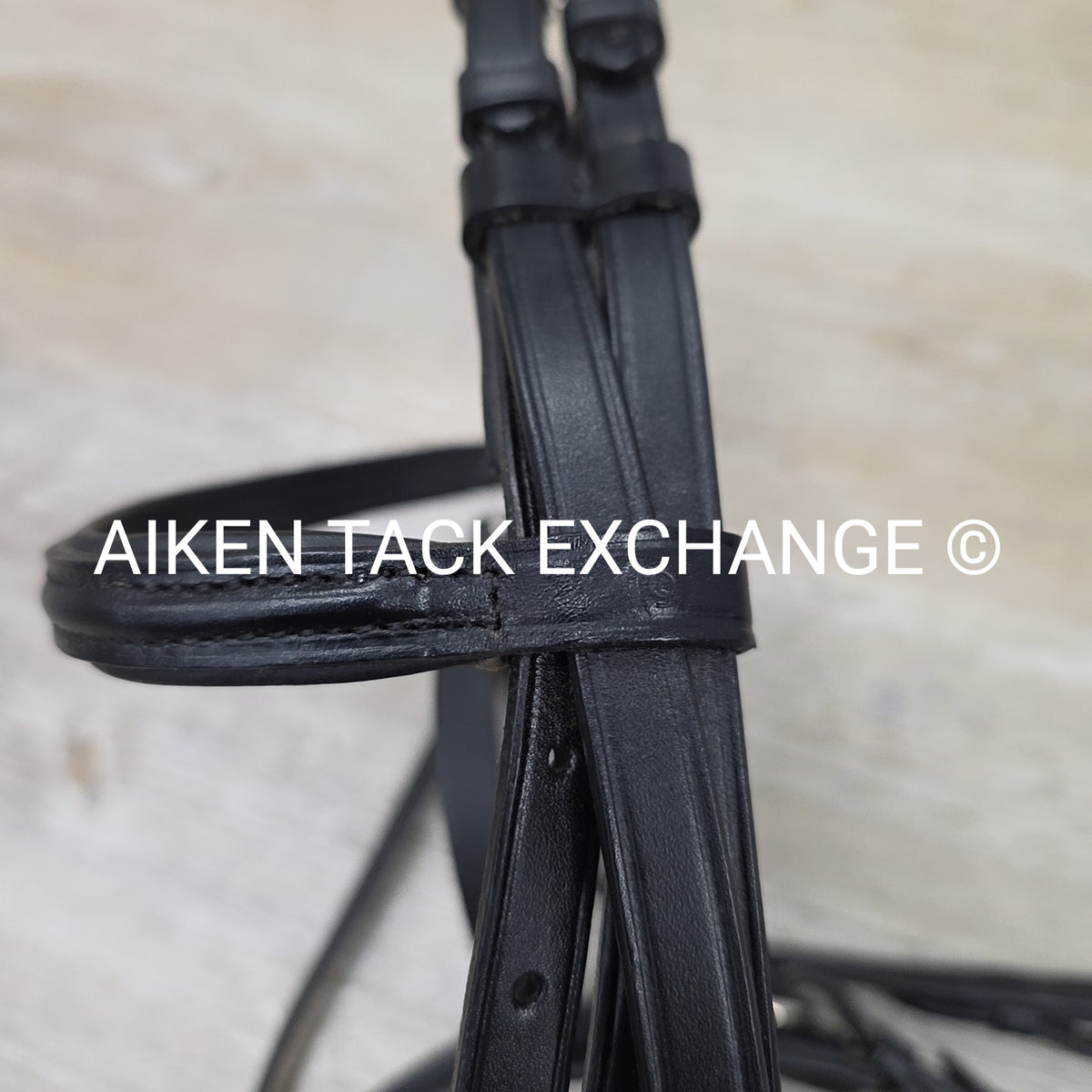Otto Schumacher Padded Double Bridle, No Reins, Black, Size 1 - Cob