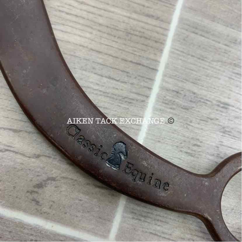 Classic Equine Gist Copper Dogbone Twisted Shanked Bit 5.5"