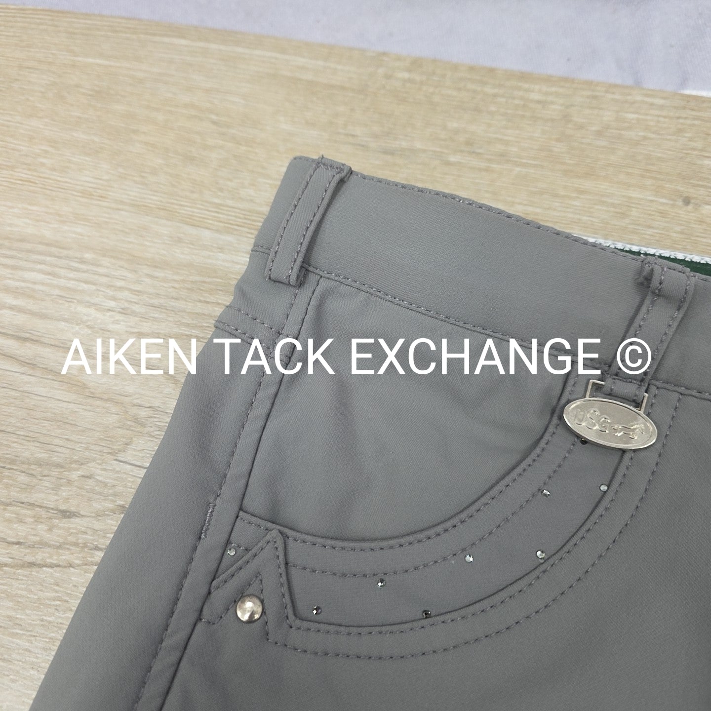 KL Select USG Silicone Grip Knee Patch Breeches, Size 26