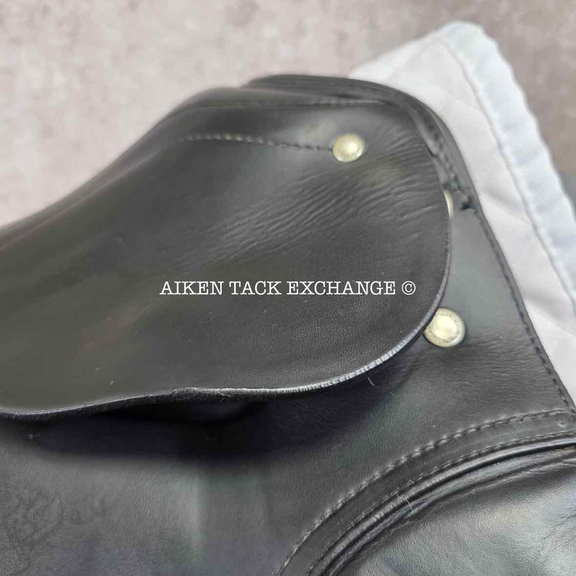 1995 Passier Patron Dressage Saddle, 17.5" Seat, Medium Tree, Wool Flocked Panels