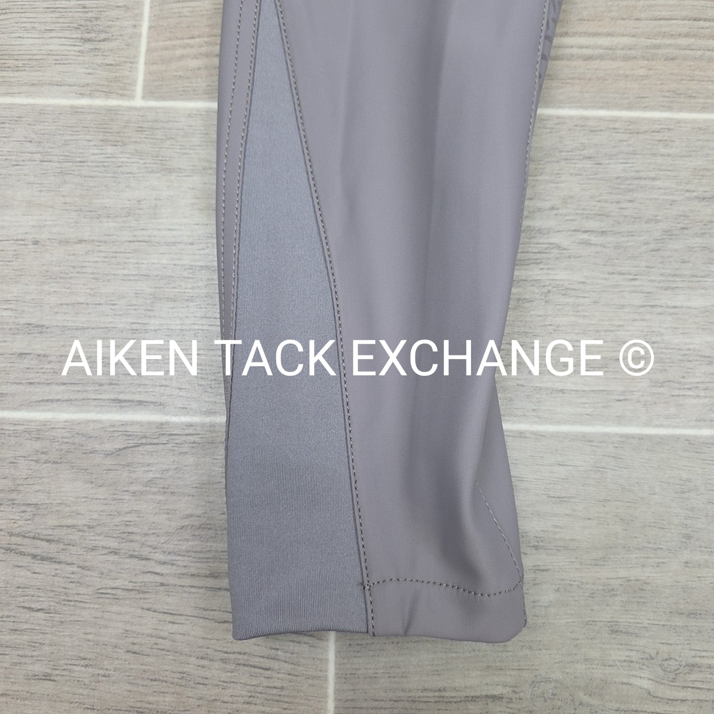 KL Select Gabrielle Full Seat Breeches, Grey/Navy, Women's Size 30R