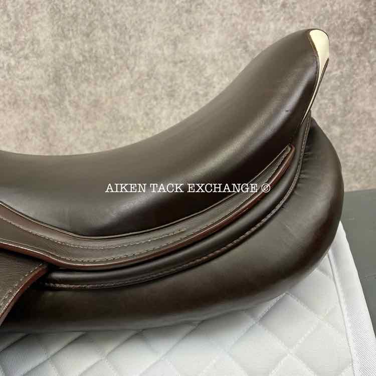 2018 Prestige Michel Robert Close Contact Jump Saddle, 18" Seat, 34 Tree - M/MW, Wool Flocked Panels