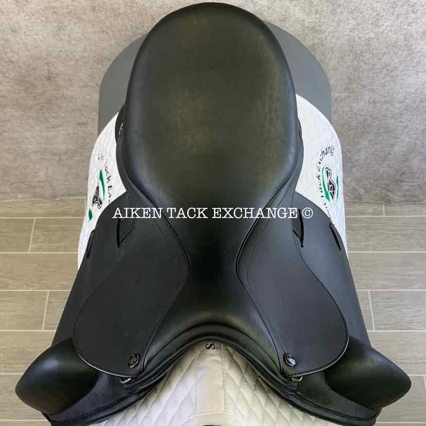 2022 MaxFlex Picasu Monoflap Dressage Saddle, 18" Seat, Flex Tree - Extra Wide, Wool Flocked Panels