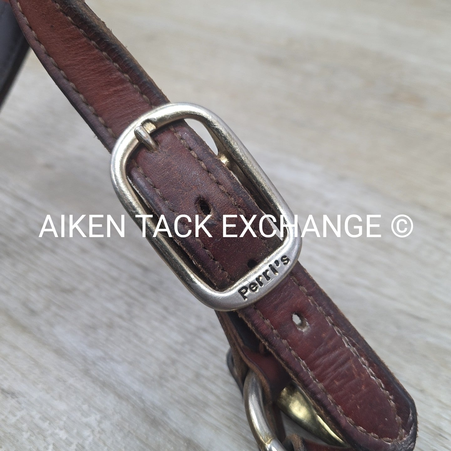 Perri's Leather Halter, Brown, Size Full
