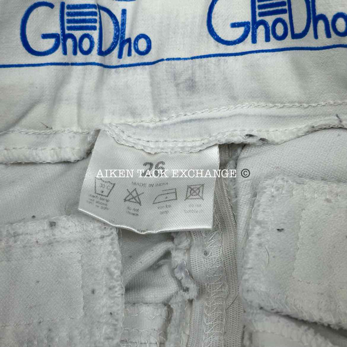 BARGAIN BUNDLE: 3 Pair GhoDho Silicone Grip Knee Patch Breeches, Size 26