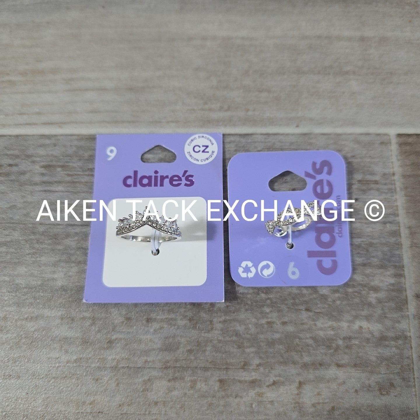 Claire's Rings (2) - Size 9