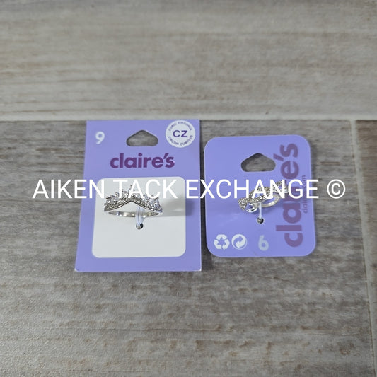 Claire's Rings (2) - Size 9