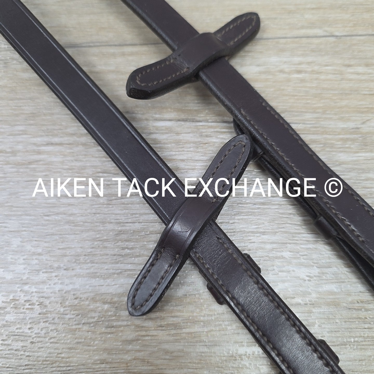 Schockemohle Rubber Reins, Brown, 56"