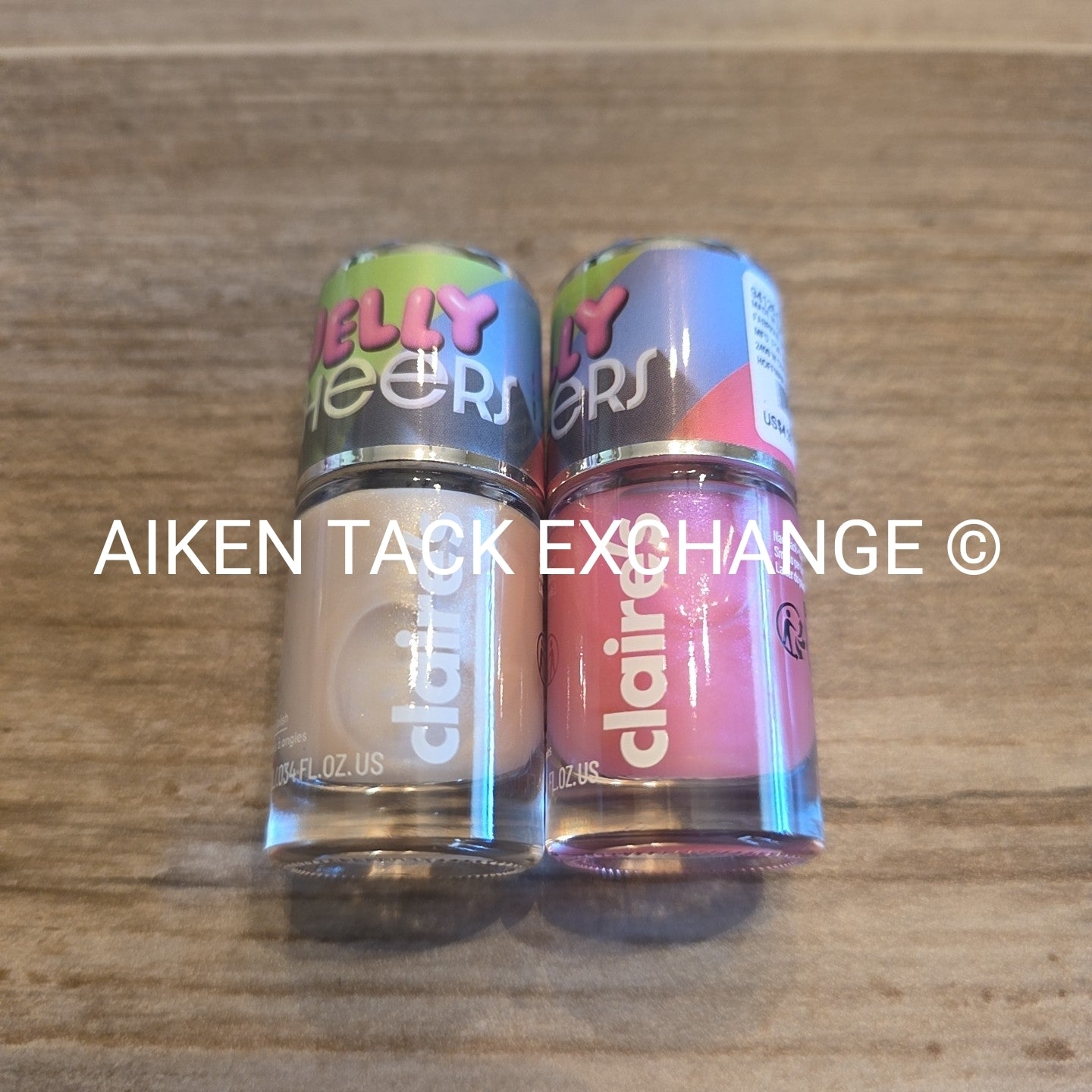 Claire's Jelly Sheers Polish - Set of 2