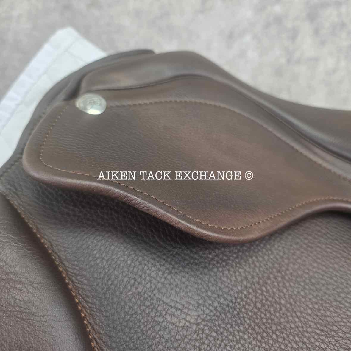 **SOLD** Zaldi Europa 2G All Purpose Saddle, 17" Seat, Medium Wide Tree, Wool Flocked Panels