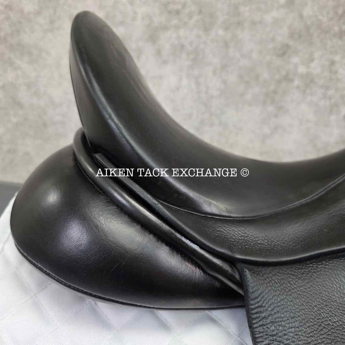 Trilogy Debbie McDonald Dressage Saddle, 17" Seat, Wide Tree, Wool Flocked Panels