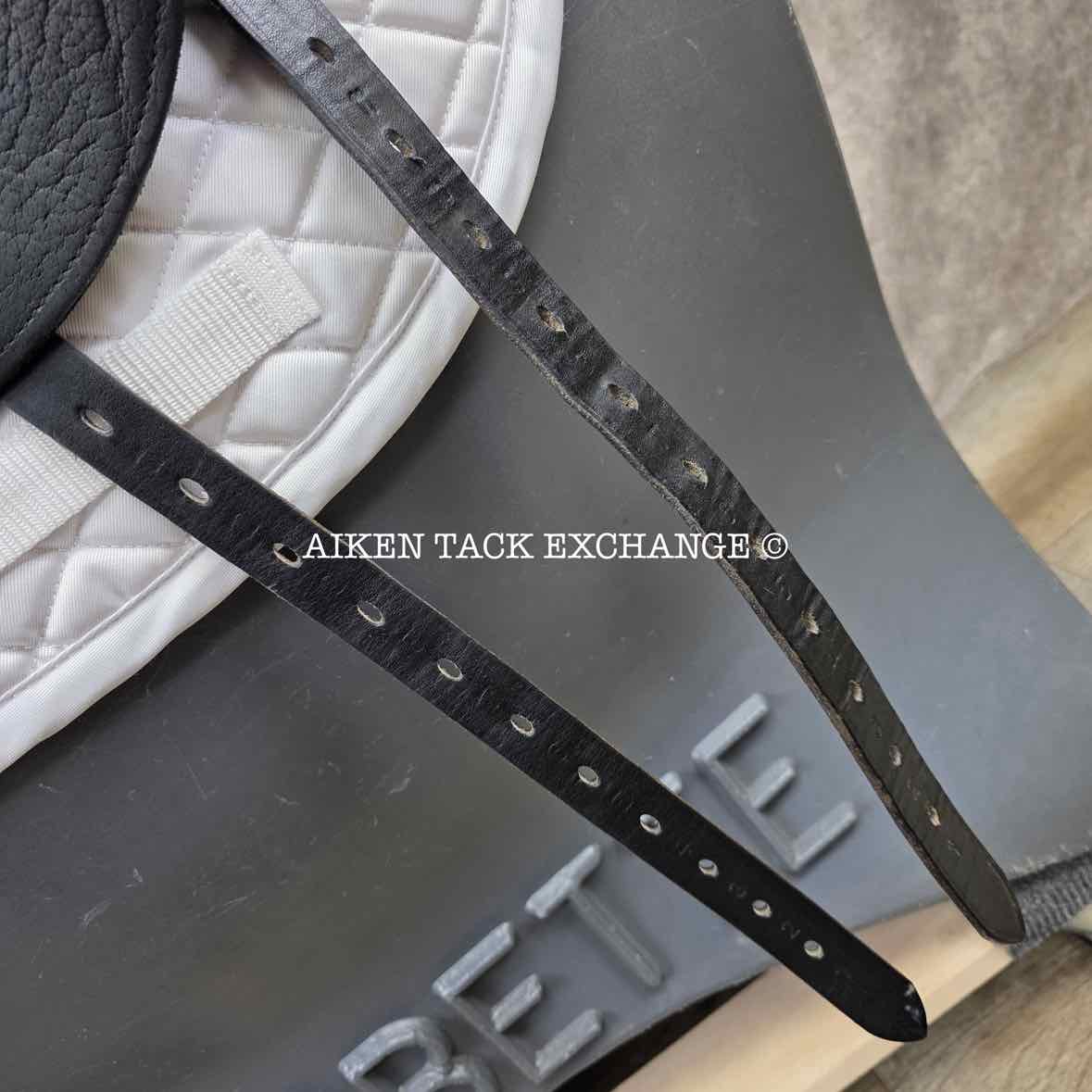 2021 Custom Saddlery Wolfgang Omni 2 Monoflap Dressage Saddle, 17.5" Seat, Adjustable Tree, Wool Flocked Hybrid Panels