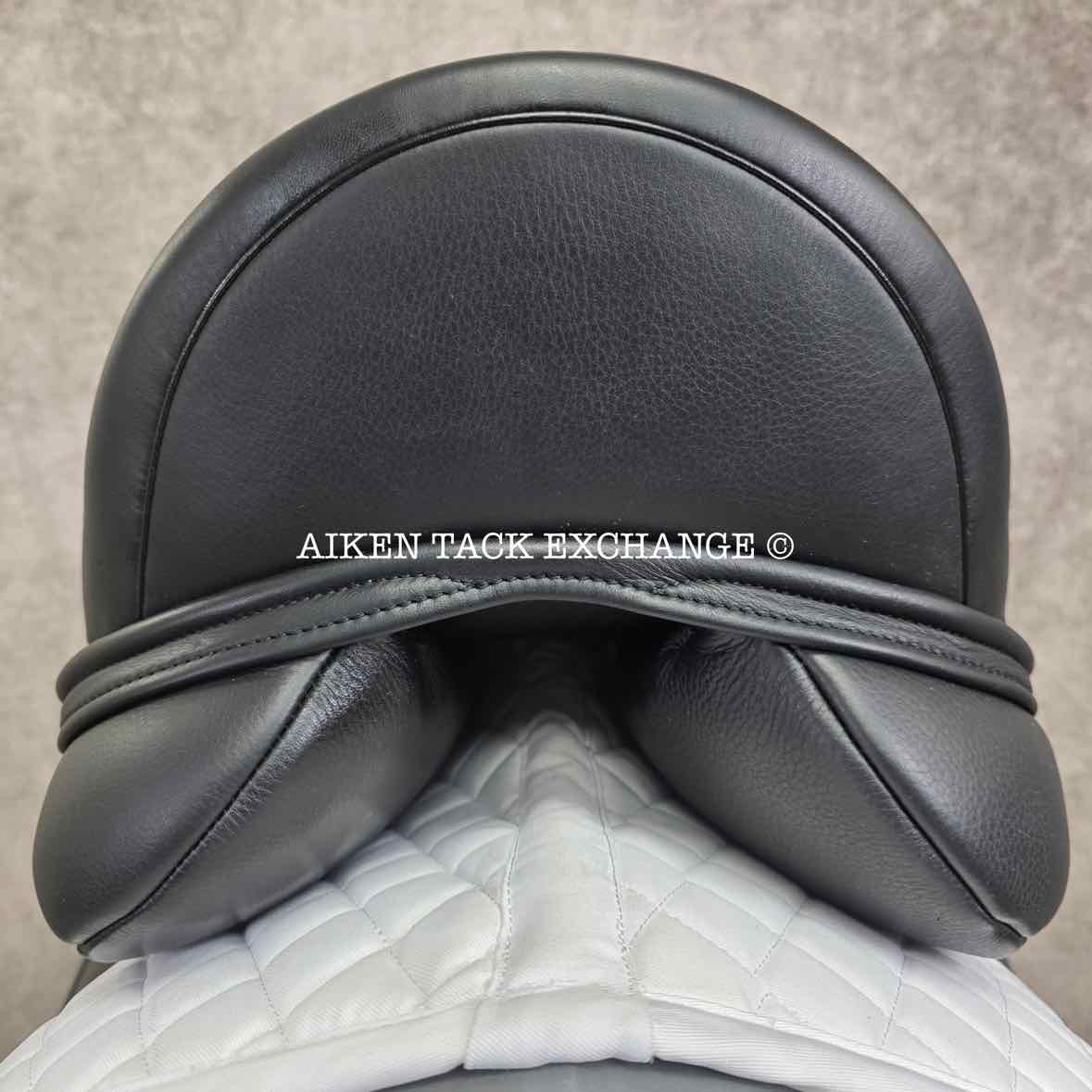 2024 Envy by Custom Saddlery Aurora Monoflap Dressage Saddle, 17.5" Seat, Adjustable Tree, Wool Flocked Panels