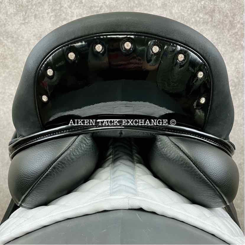 2023 Custom Saddlery Wolfgang Gemini R Monoflap Dressage Saddle, 17.5" Seat, Adjustable Tree, Wool Flocked Panels