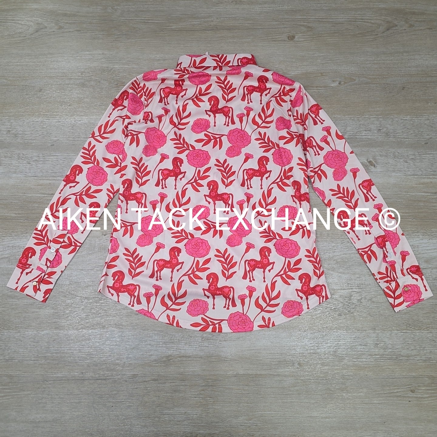 Espoir Buttoned Everyday Long Sleeve Top, Size X-Large