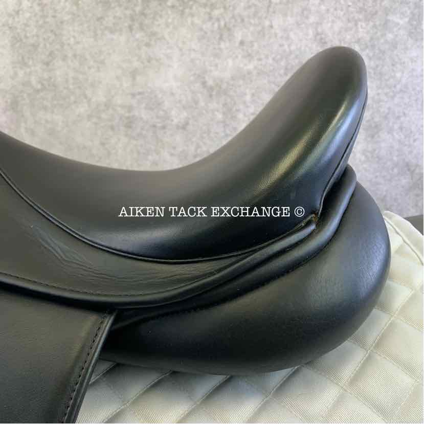 Marcel Toulouse Verona Platinum DL Genesis Monoflap Dressage Saddle, 17.5" Seat, Adjustable Tree, Wool Flocked Panels