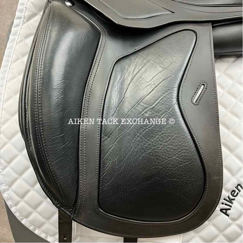 2020 MaxFlex Melina Pro Monoflap Dressage Saddle, 18" Seat, Flex Tree - MW/W, Wool Flocked Panels