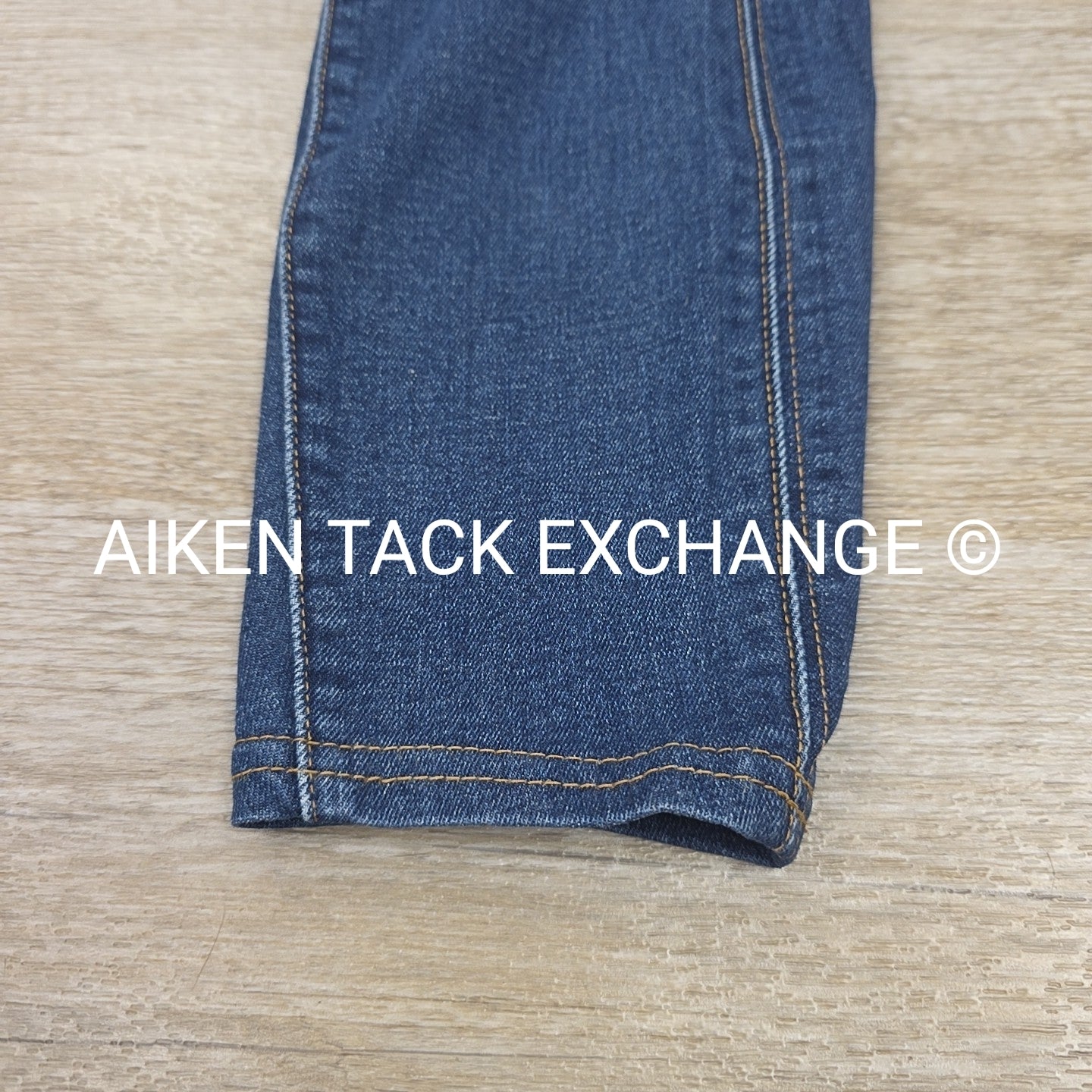 PS of Sweden Maggie Silicone Grip Full Seat Denim Breeches, Size 42 US 30