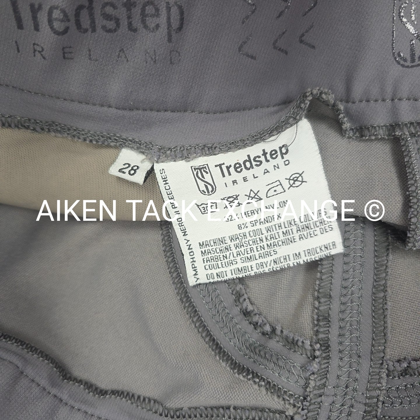 Tredstep Silicone Grip Knee Patch Breeches, Size 28