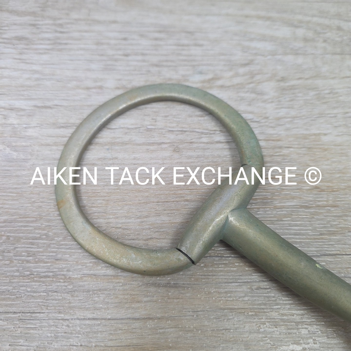Single Joint Heavy Duty Flat Ring Eggbutt Bit 5.75"