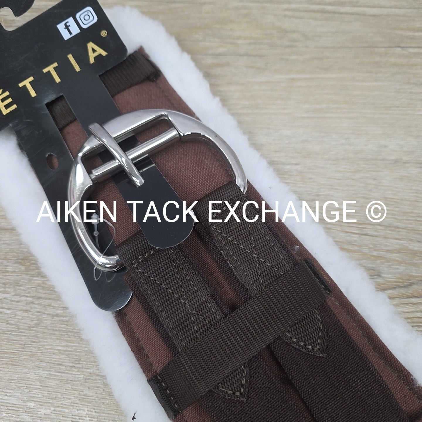 Lettia Memory Foam Western Cinch, Brown, 30"