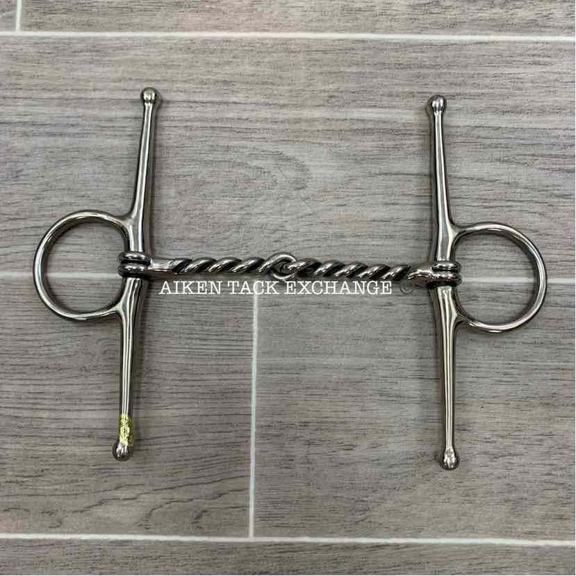 Hilason Single Joint Twisted Wire Full Cheek Bit 5"