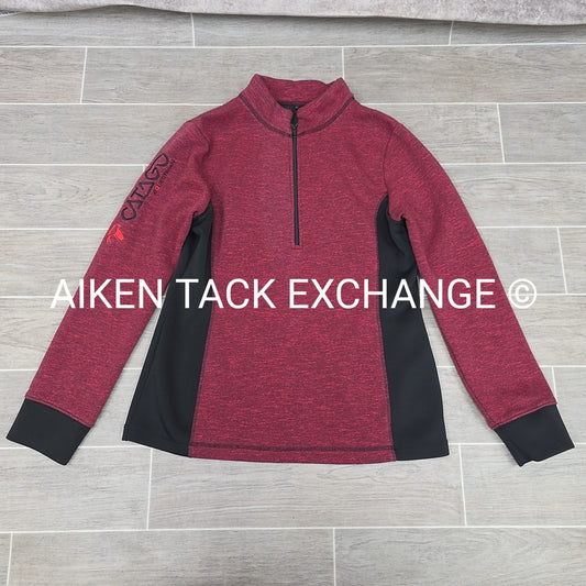 Long Sleeve Fleece 1/4 Zip Jacket, Size X-Large