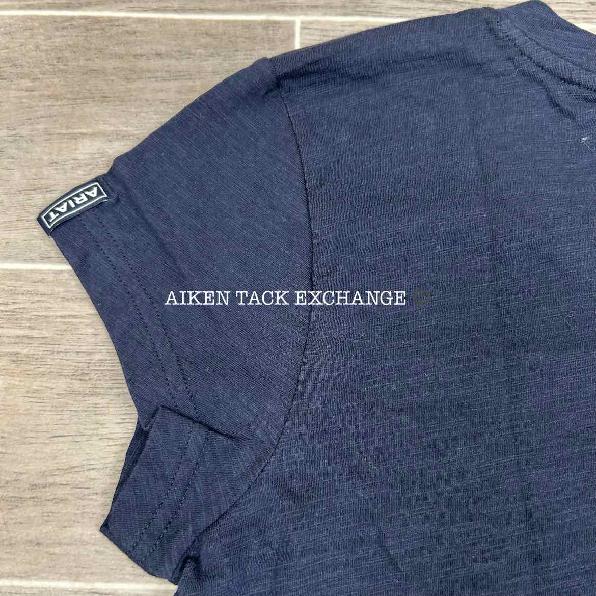 Ariat Short Sleeve Block Logo T-Shirt, Size Large