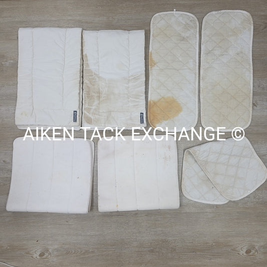 BARGAIN BUNDLE: 2 No Bow Bandages, 2 Pillow Wraps, & 3 Quilted Wraps