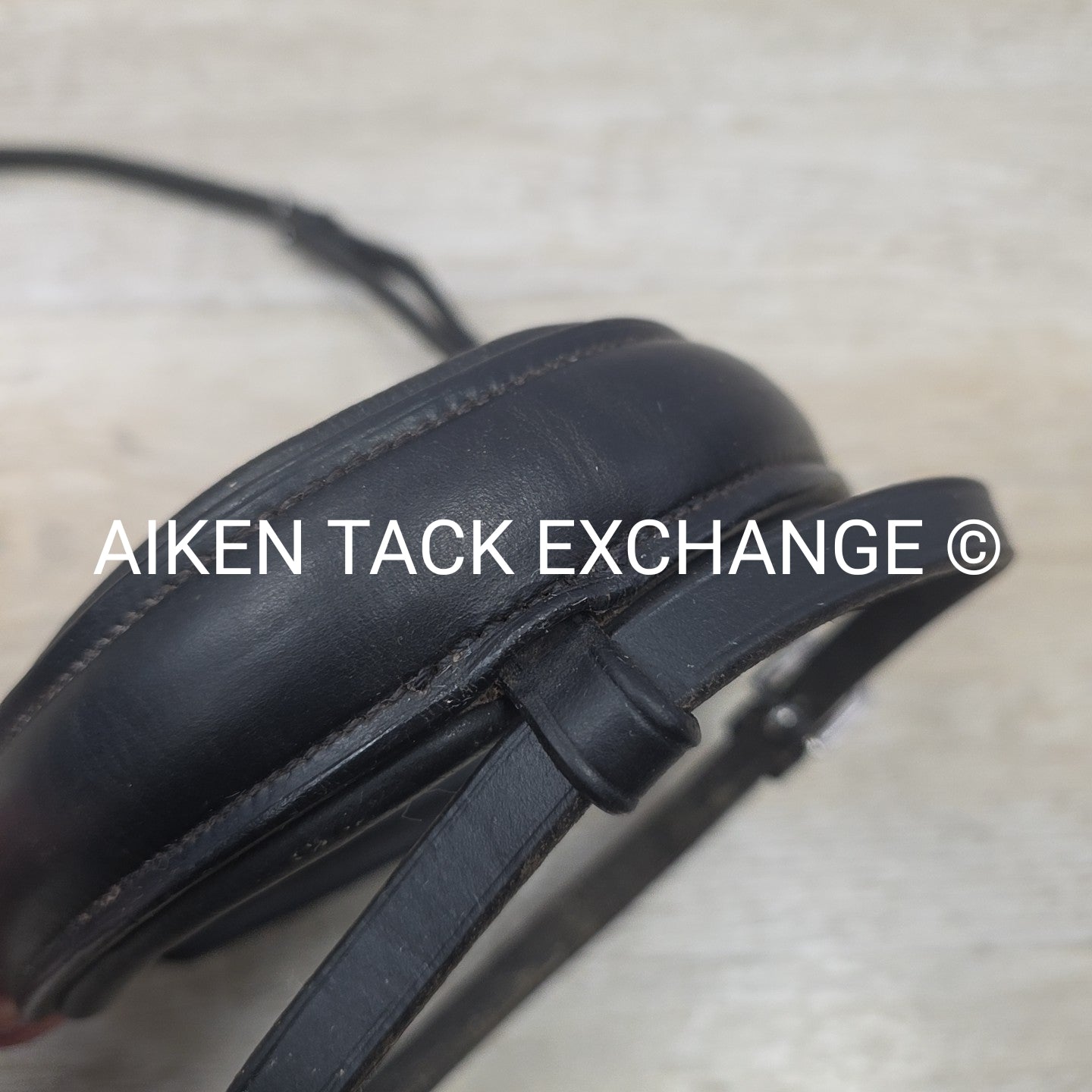 Passier Crank Noseband with Flash, Black, Size Full