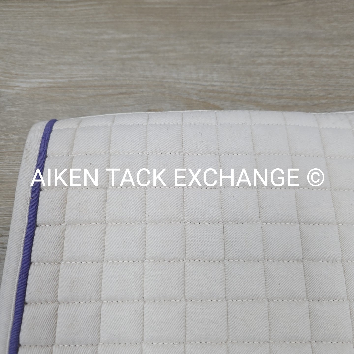 PRI All Purpose Saddle Pad w/ Purple Trim