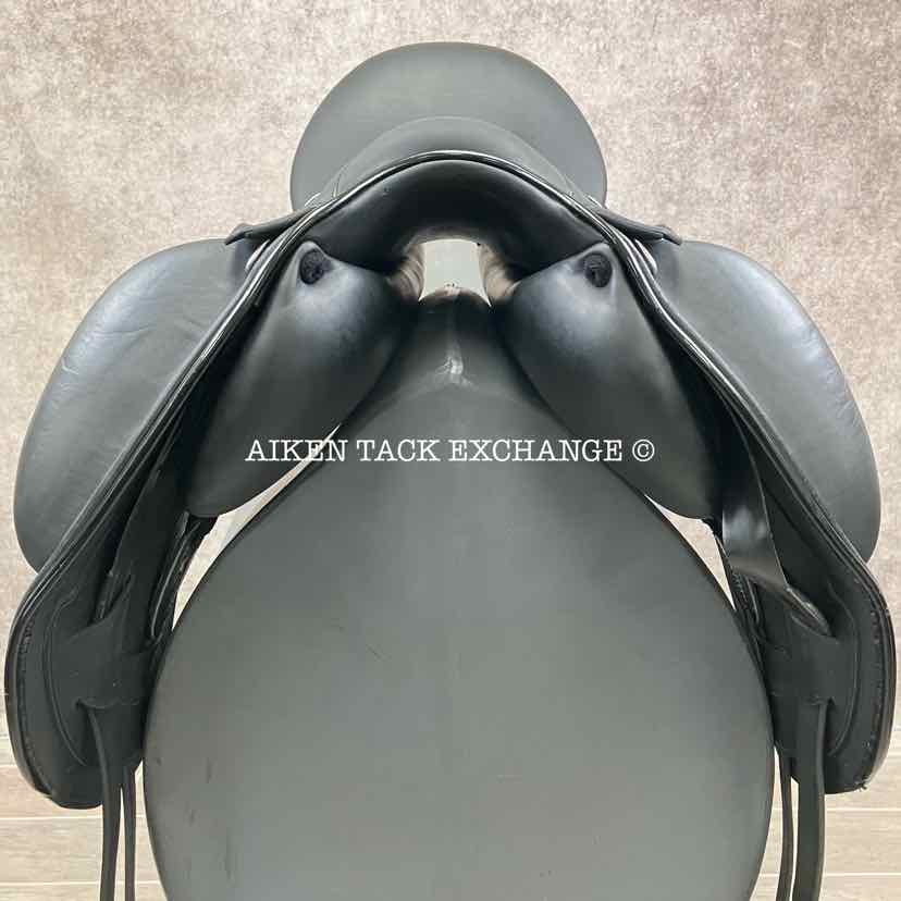 2018 Erreplus Freestyle Monoflap Dressage Saddle, 17" Seat, Adjustable Tree, Wool Flocked Panels