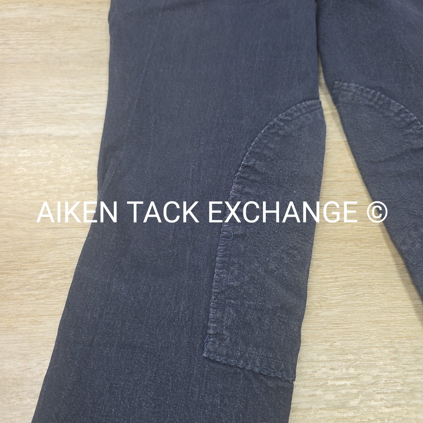 Equine Couture Jessie Denim Knee Patch Breeches, Women's 28