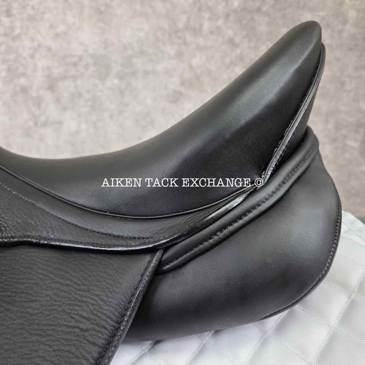 2022 Tempi H Monoflap Dressage Saddle, 18" Seat, M/MW Tree, Wool Flocked Panels