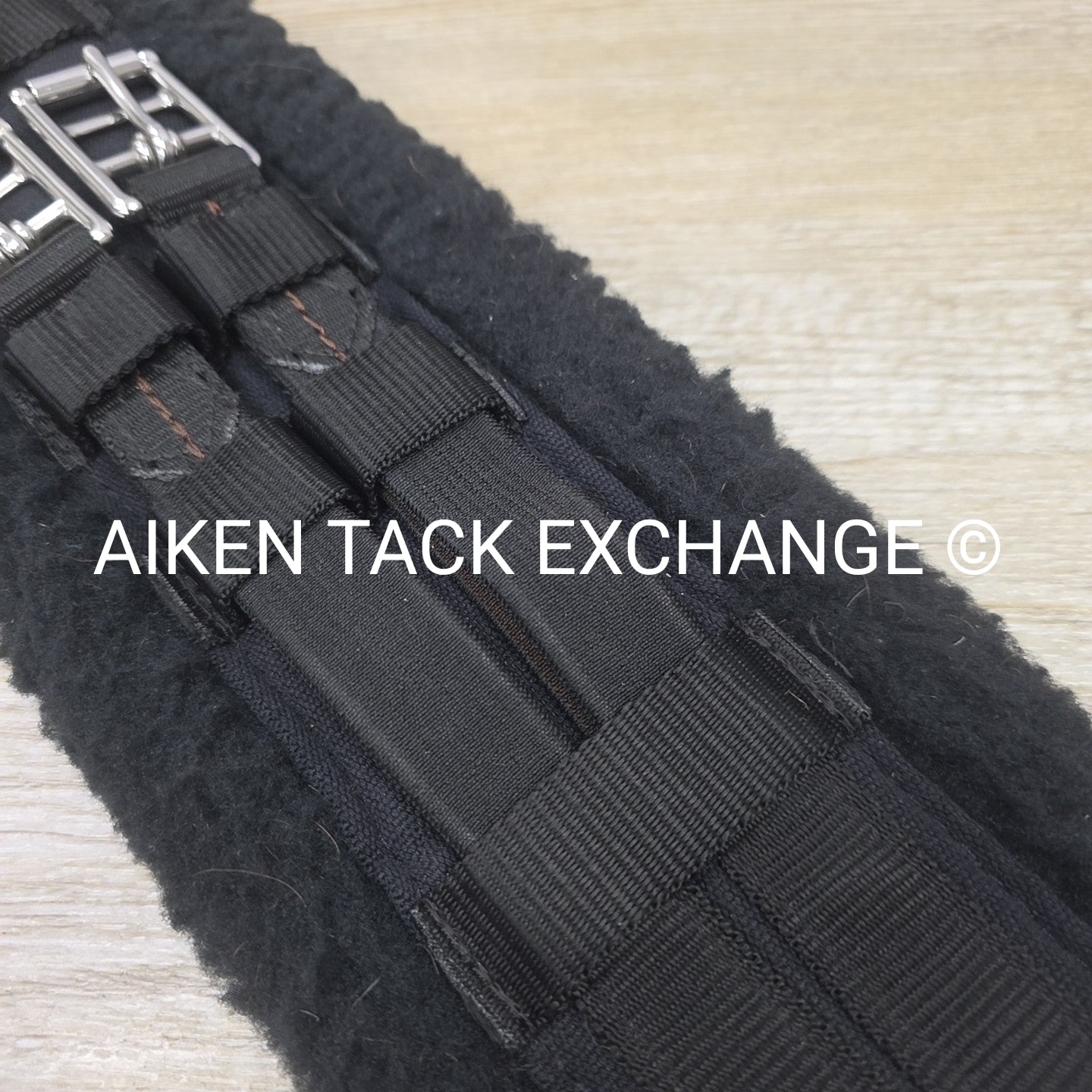 Ovation Fleece Dressage Girth, Black, 24"