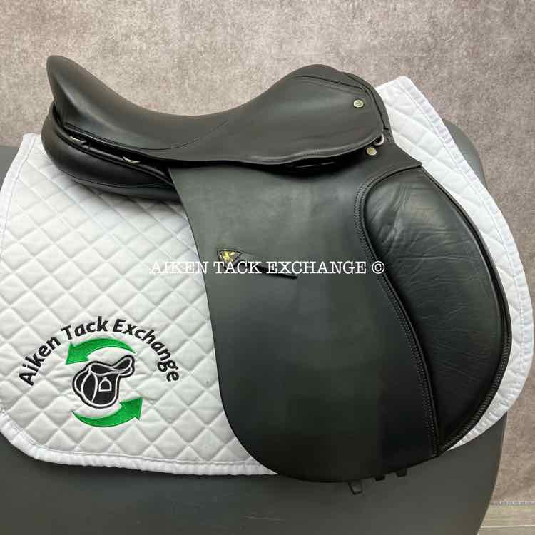 Jeffries Falcon Event All Purpose Saddle, 16.5" Seat, Wide Tree, Wool Flocked Panels