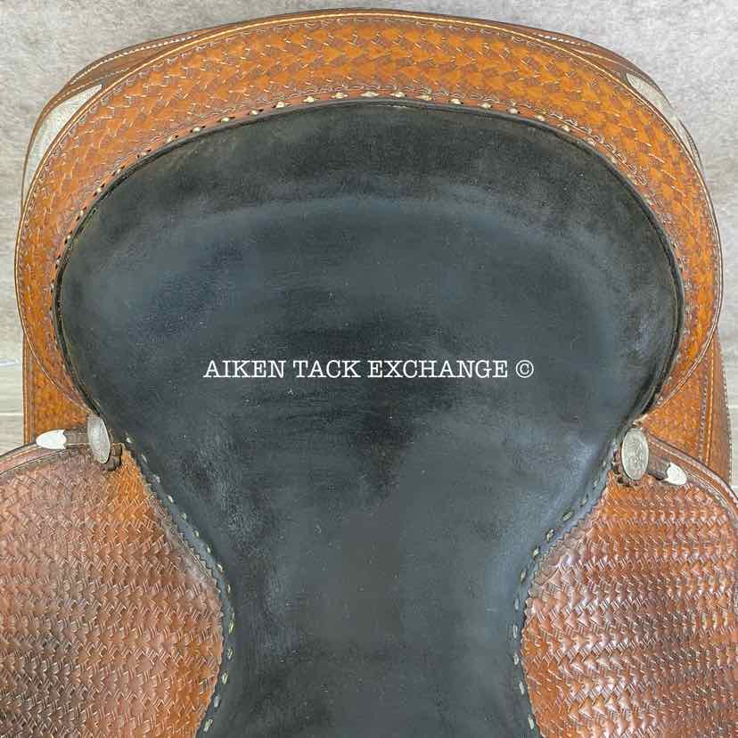 McLelland's Western Saddle, 14.5" Seat, Wide Tree - Full QH Bars