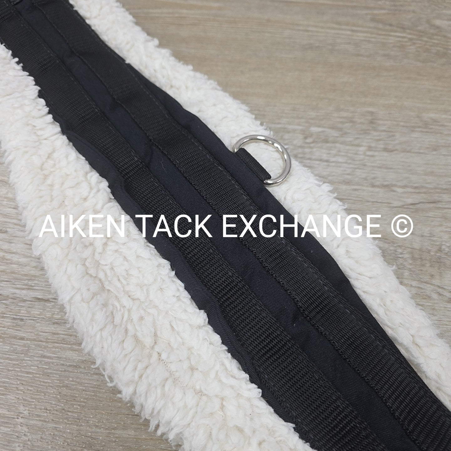 Fleece Girth with Double End Elastic, Black, 42"