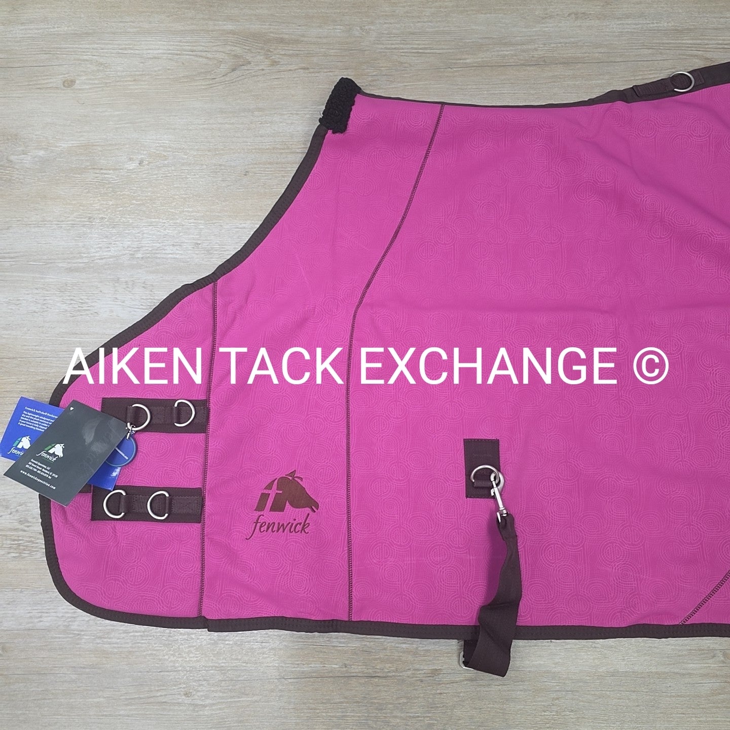 Fenwick Equestrian Softshell Cooler with Sherpa Fleece Lining, Pink, 62"
