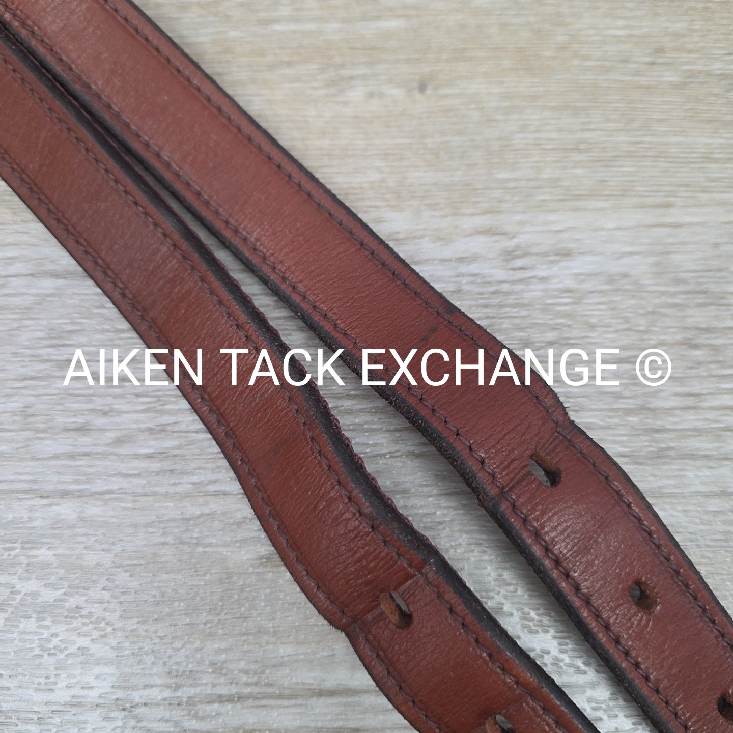 Nylon Backed Stirrup Leathers, Brown, 58"