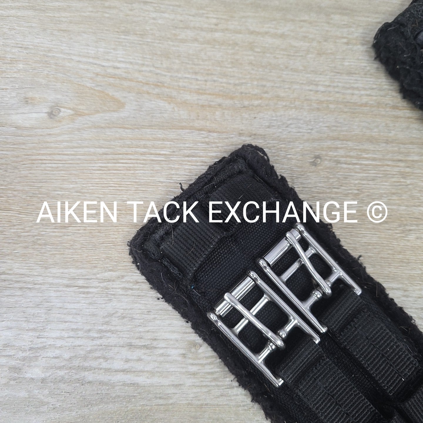 BARGAIN BUNDLE: HFP & Ovation Fleece Dressage Girths, Black, 28"