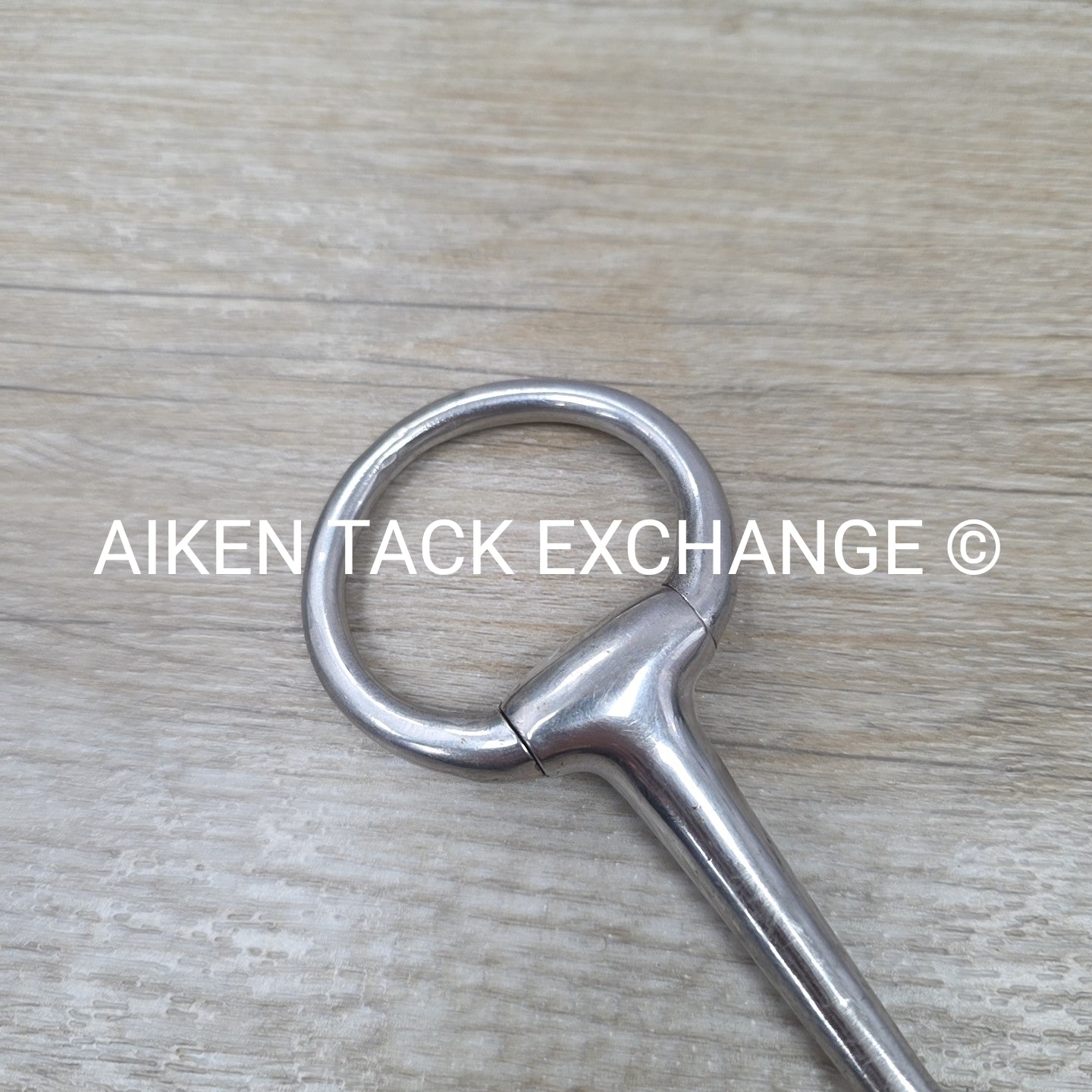 Single Joint Eggbutt Bradoon Bit 5.5"