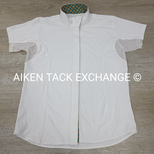 SmartPak Piper Short Sleeve Sun Shirt Show Shirt, Size Medium