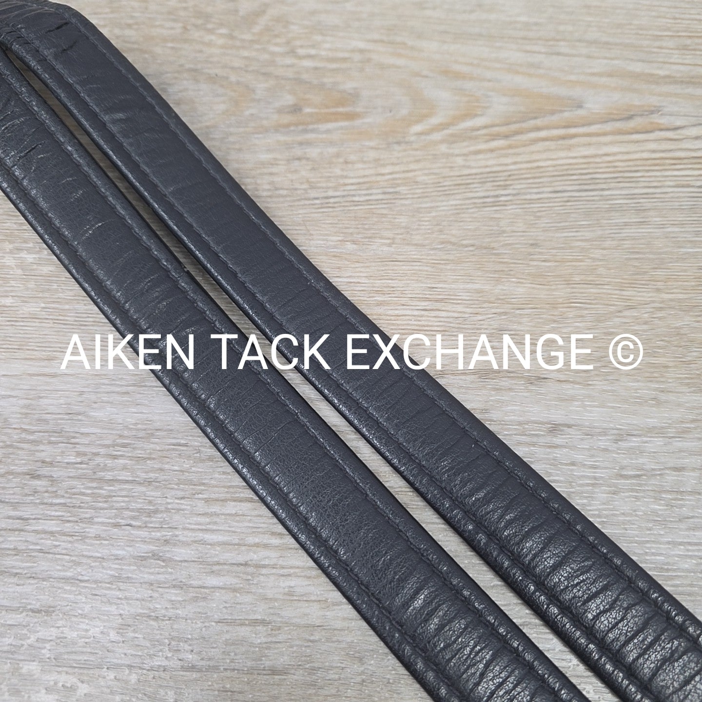 English Stirrup Leathers, Black, 58"