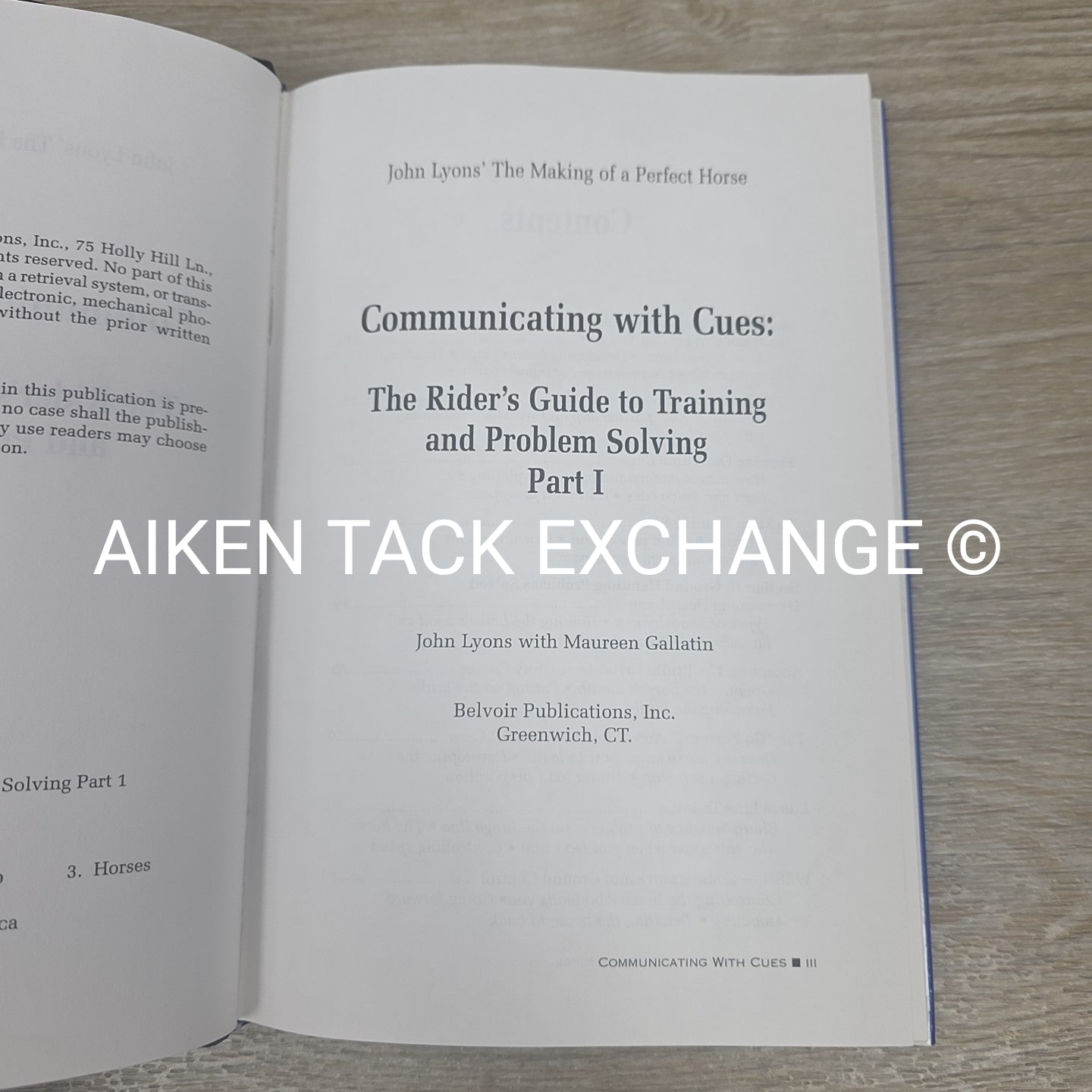 Communicating with Cues Part 1 by John Lyons