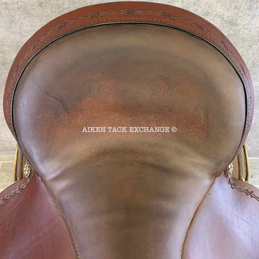 2016 Circle Y High Horse 6921 Driftwood Cordura Trail Western Saddle, 15" Seat, Wide Tree - Full QH Bars