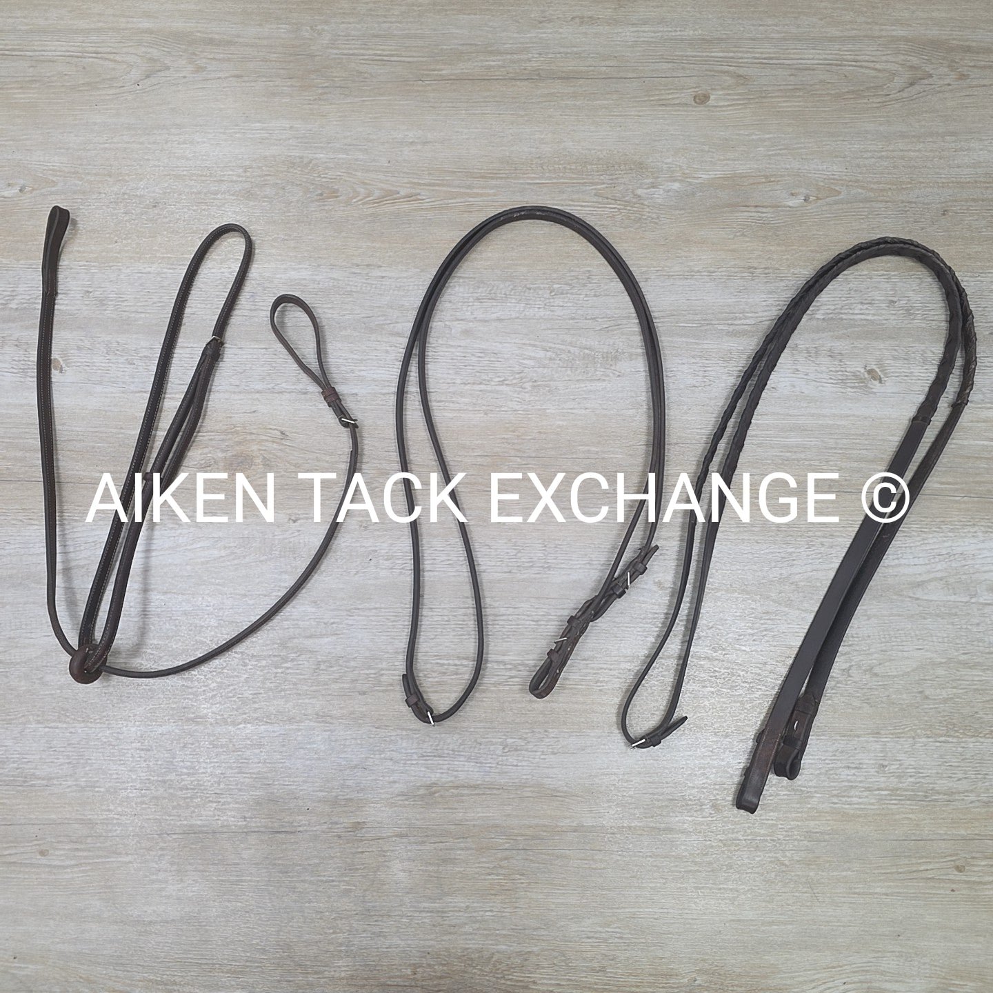 BARGAIN BUNDLE: Nunn Finer Laced Reins, Flat Reins, & Standing Martingale