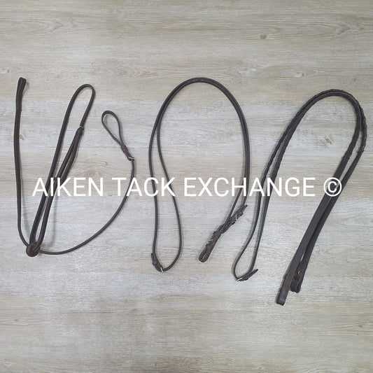 BARGAIN BUNDLE: Nunn Finer Laced Reins, Flat Reins, & Standing Martingale