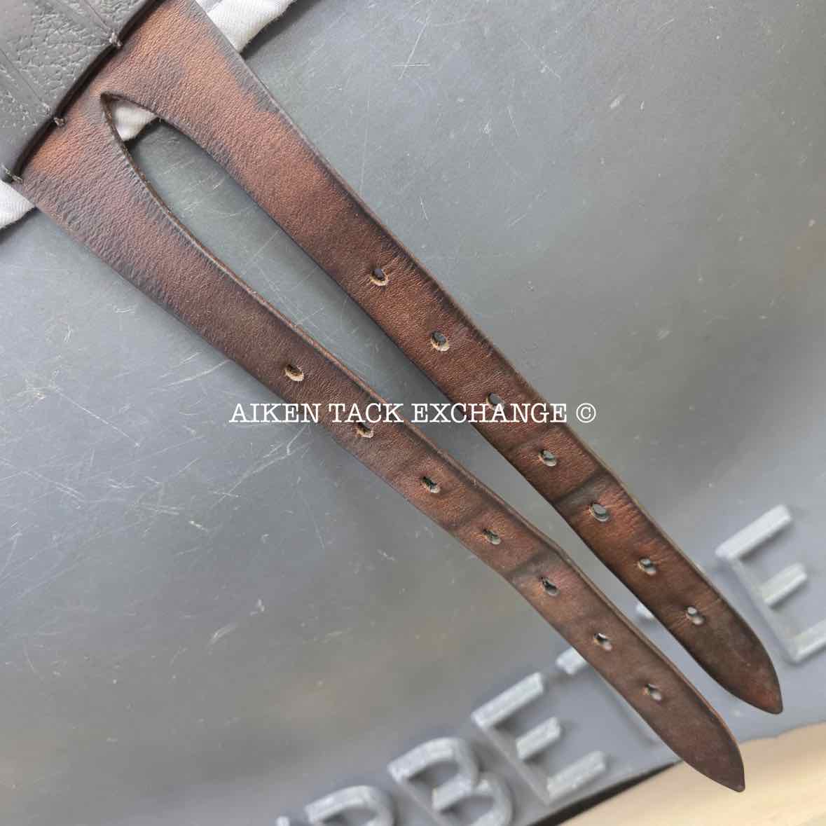 2015 Devoucoux Chiberta Monoflap Jump Saddle, 18" Seat, 1AA Flap, Medium Wide Tree, D3D Panels, Full Buffalo Buffalo Leather