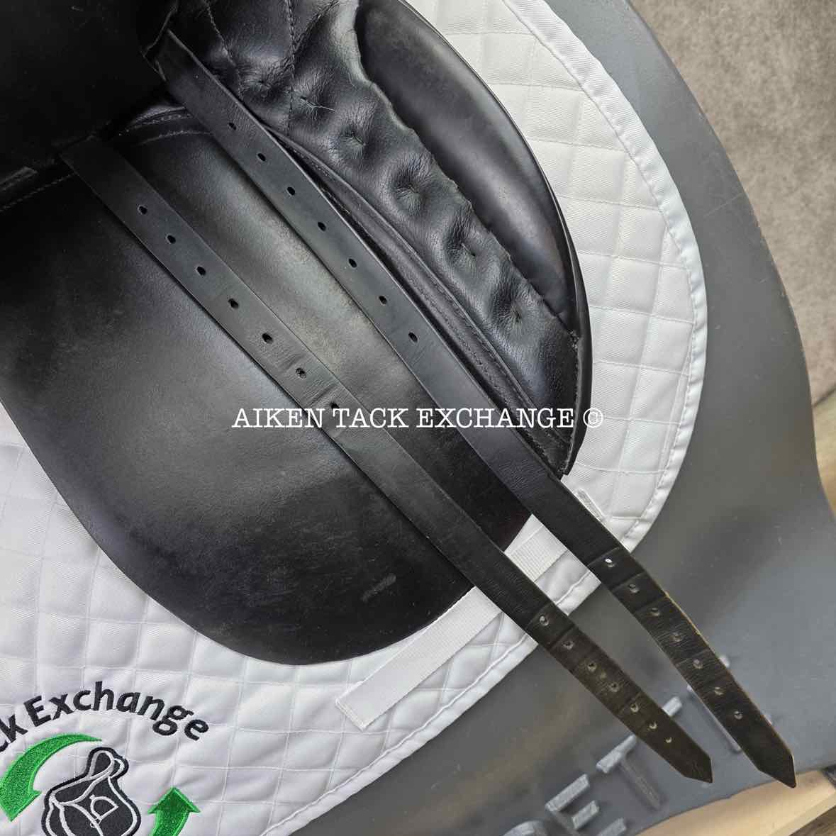 1995 Passier Patron Dressage Saddle, 17.5" Seat, Medium Tree, Wool Flocked Panels
